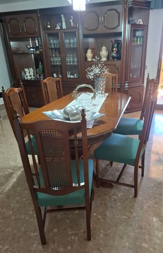 Mueble Comedor Madera - 6 Sillas