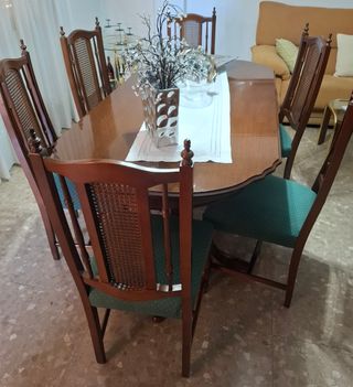 Mueble Comedor Madera - 6 Sillas