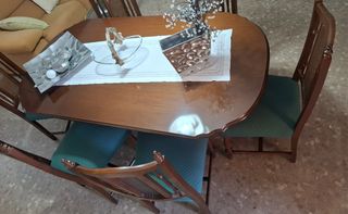 Mueble Comedor Madera - 6 Sillas