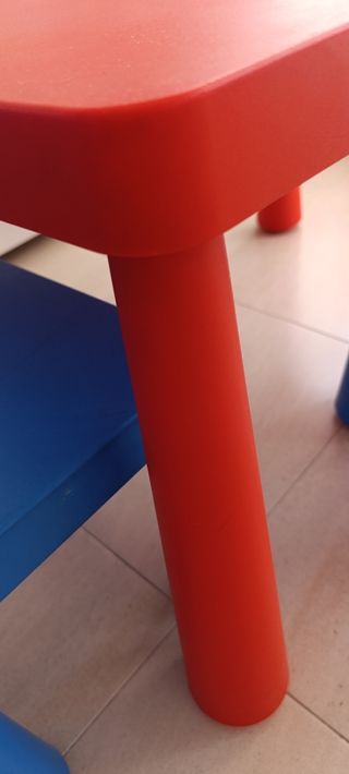 Mesa y 2 sillas infantiles