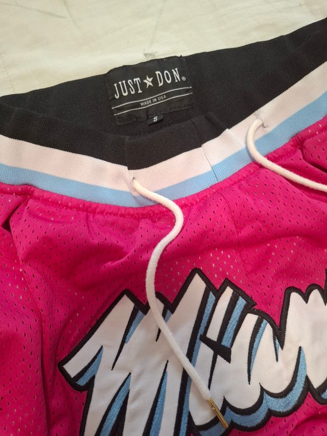 Shorts Miami Heat rosa