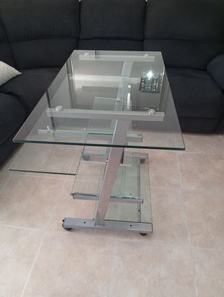 Escritorio cristal moderno