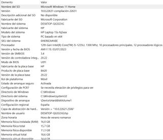 HP i5 12ª gen 16GB 1TB