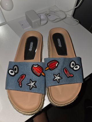 Sandalias/ chanclas vaqueras de mujer - Mustang