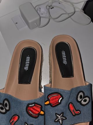 Sandalias/ chanclas vaqueras de mujer - Mustang