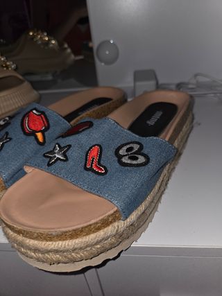 Sandalias/ chanclas vaqueras de mujer - Mustang