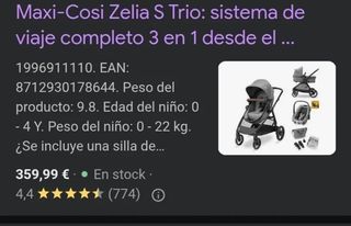Maxi-Cosi Zelia S Trio Gris