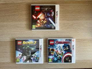3 juegos de lego para Nintendo 3DS