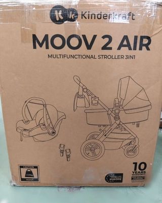 Kinderkraft Moov 2 3 en 1 Gris