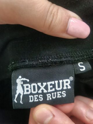 Completo Boxeur nero felpa+pantaloni