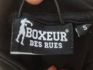Completo Boxeur nero felpa+pantaloni