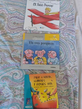 tres cuentos en catalán
el petit princep...
