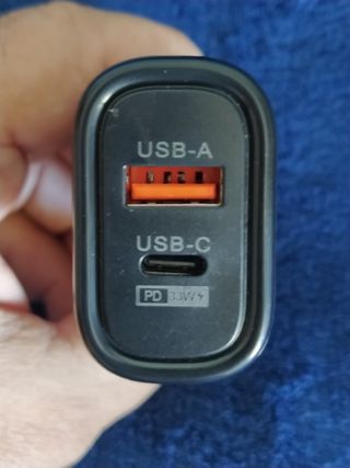 Cargador GaN 65W Negro + Cable USB-C