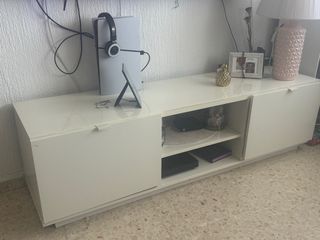 Mueble TV blanco - Salón