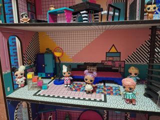 Casa Muñecas LOL - 2 plantas Se entrega limpia