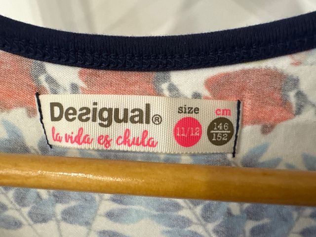Vestido Desigual niña multicolor talla 12 años