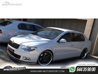 SPOILER DELANTERO DESCATALOGADO SKODA SUPERB MK2 LOOK CARBONO