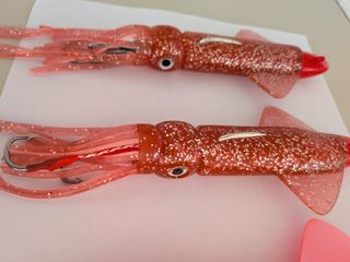 Esche calamari slow pitch 120gr 4 PZ con assist