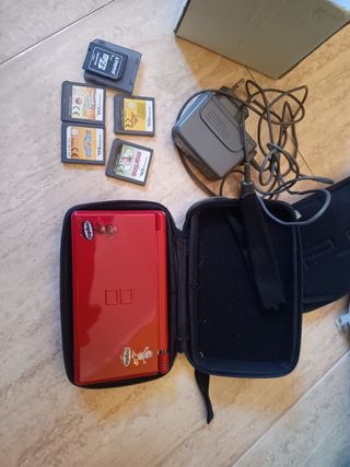 Nintendo DS roja - Mario party y juegos incluidos