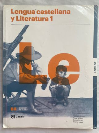 Libro lengua castellana y literatura casals 1ºbach