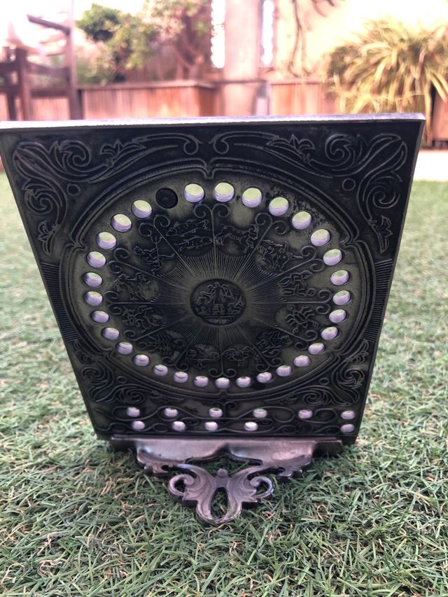 Calendario Jerusalén - Metal plateado