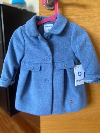 Abrigo paño Mayoral niña 12m