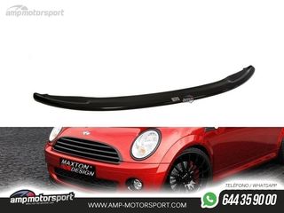 SPOILER DELANTERO DESCATALOGADO MINI COOPER NEGRO BRILLO
