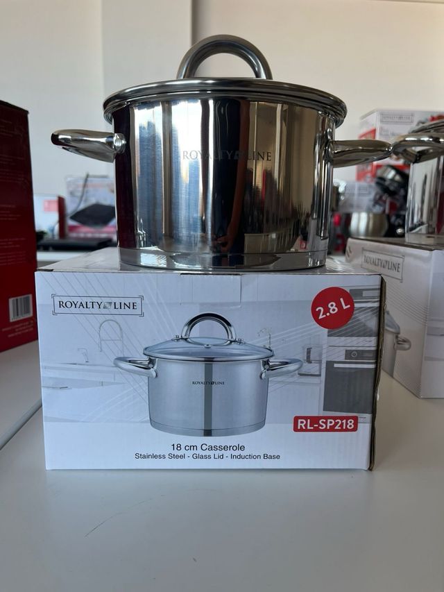 Olla 18cm de 2,8 litros-Acero Inoxidable nueva