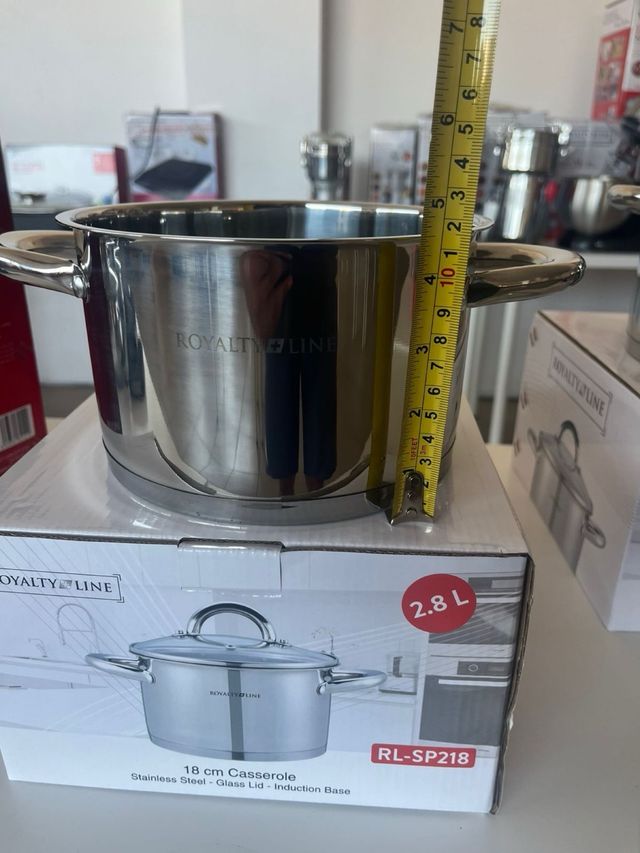 Olla 18cm de 2,8 litros-Acero Inoxidable nueva