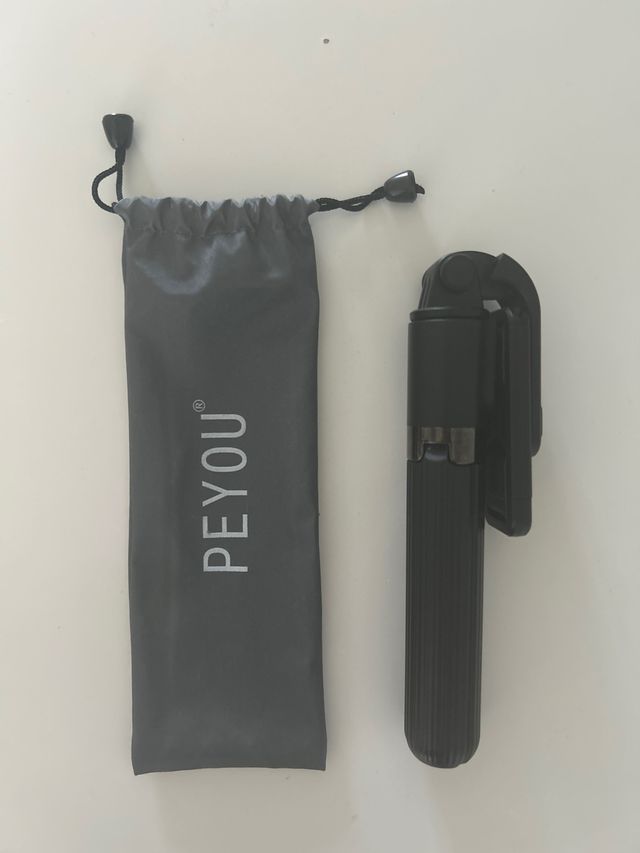 Palo selfie extensible con trípode + control remot