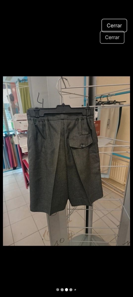 Pantaloni grigi uniformi per ragazzi taglia 6