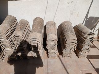 Tejas antiguas cerámicas - 150 uds