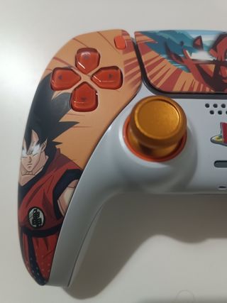 Mando PS5 Dragon Ball y joysticks TMR magnéticos.