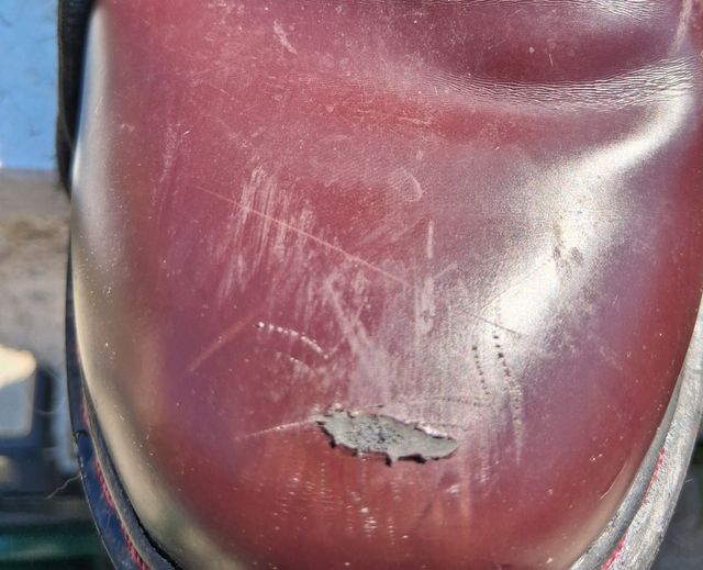 Anfibi Rifle n 37 color viola vinaccio