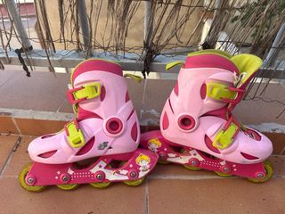 Patines Oxelo niña nº 28 a uno le falta freno 