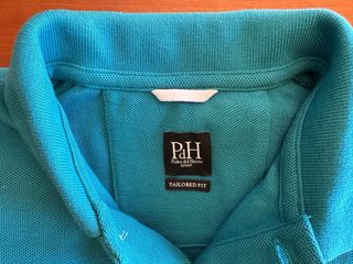 Polo Pedro del Hierro, talla S - Verde azulado.