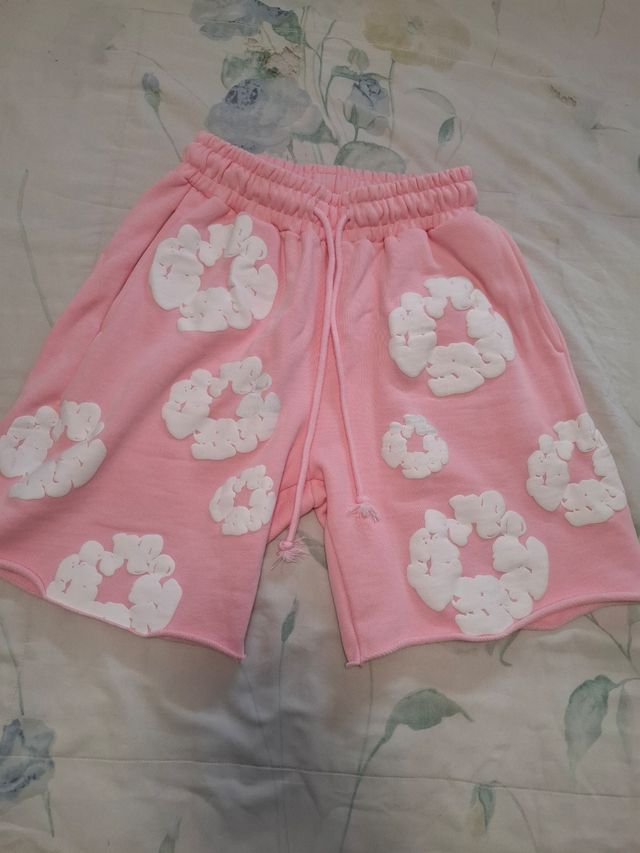 Shorts Denim Tears Rosa