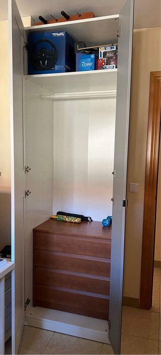 Armario PAX blanco IKEA - 75x60x236cm