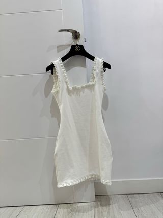 Vestido Zara blanco - Talla S