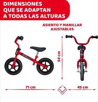 Bici Equilibrio Chicco Red Bullet