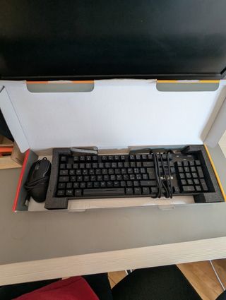 Tastiera Mouse Gaming G-Lab - Nero Combo Carbon