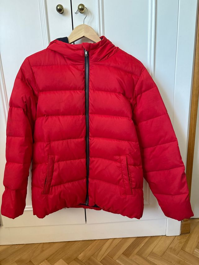 Plumífero rojo talla 12/14