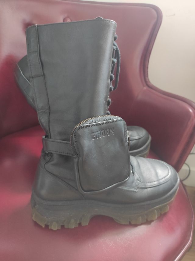 Botas altas de piel Bronx Jaxtar