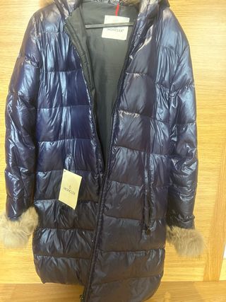 Plumifero Moncler azul - como nuevo
