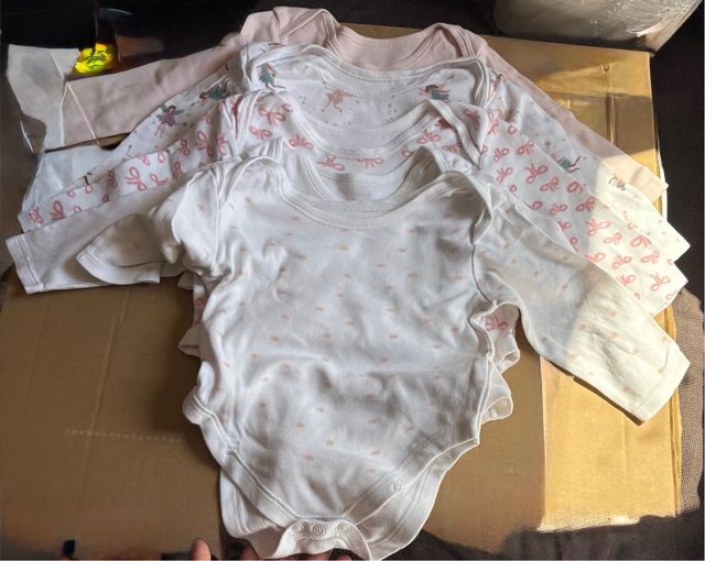 5 Bodys Bebé Manga Larga - 86cm