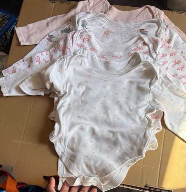 5 Bodys Bebé Manga Larga - 86cm