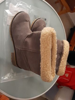 Botas Invierno Mujer Gris