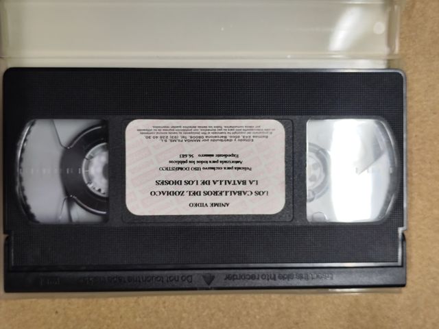 VHS Los Caballeros del Zodiaco: La Batalla de los 