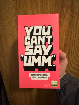 you can’t say umm