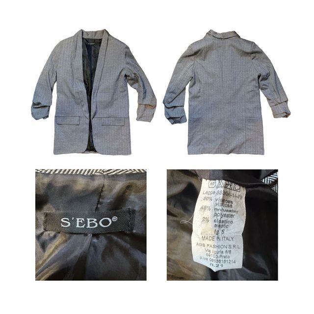 GC1.3 Blazer donna grigio S’EBO S